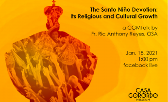 “The Santo Niño Devotion” a CGMTalk by Fr. Ric Anthony Reyes, OSA