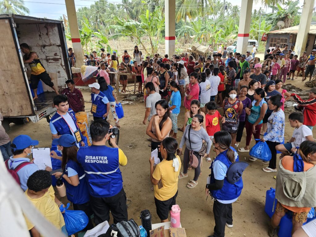 Typhoon Tino relief operations