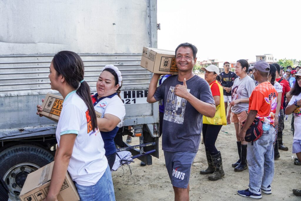 typhoon tino relief operations