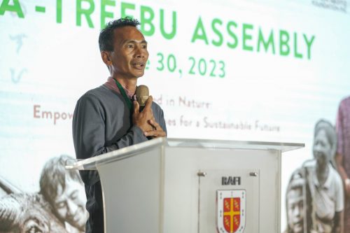 Renante Sumotia, President of the Nagkahiusang Mananagat sa Tambongon